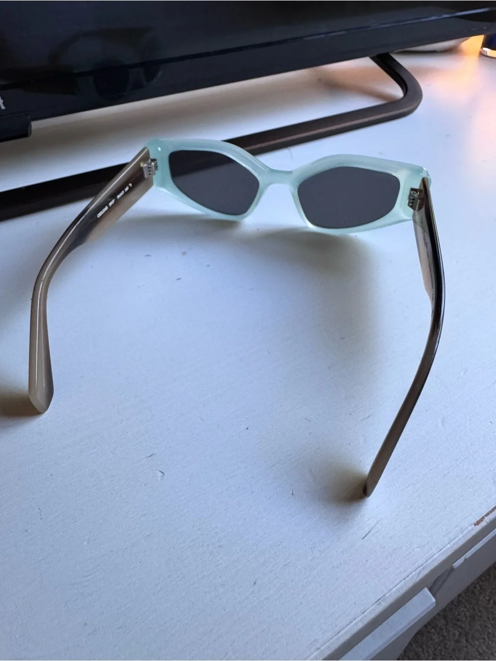 Off-White Mint Green and Black Men's Sunglasses